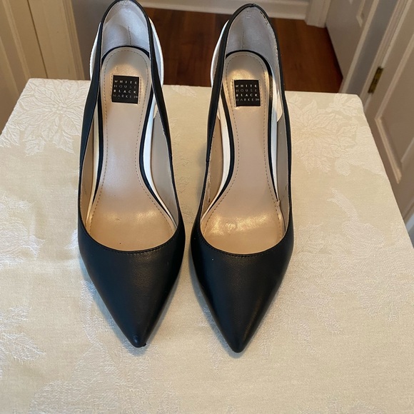 White House Black Market Two-Tone Heels - Picture 3 of 9